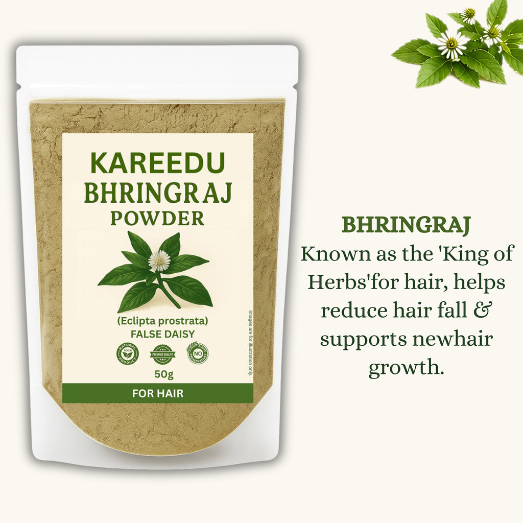 Amla Reetha Shikakai Bhringraj Hibiscus Powder For Hair Growth - 50g Each (250g Pack)