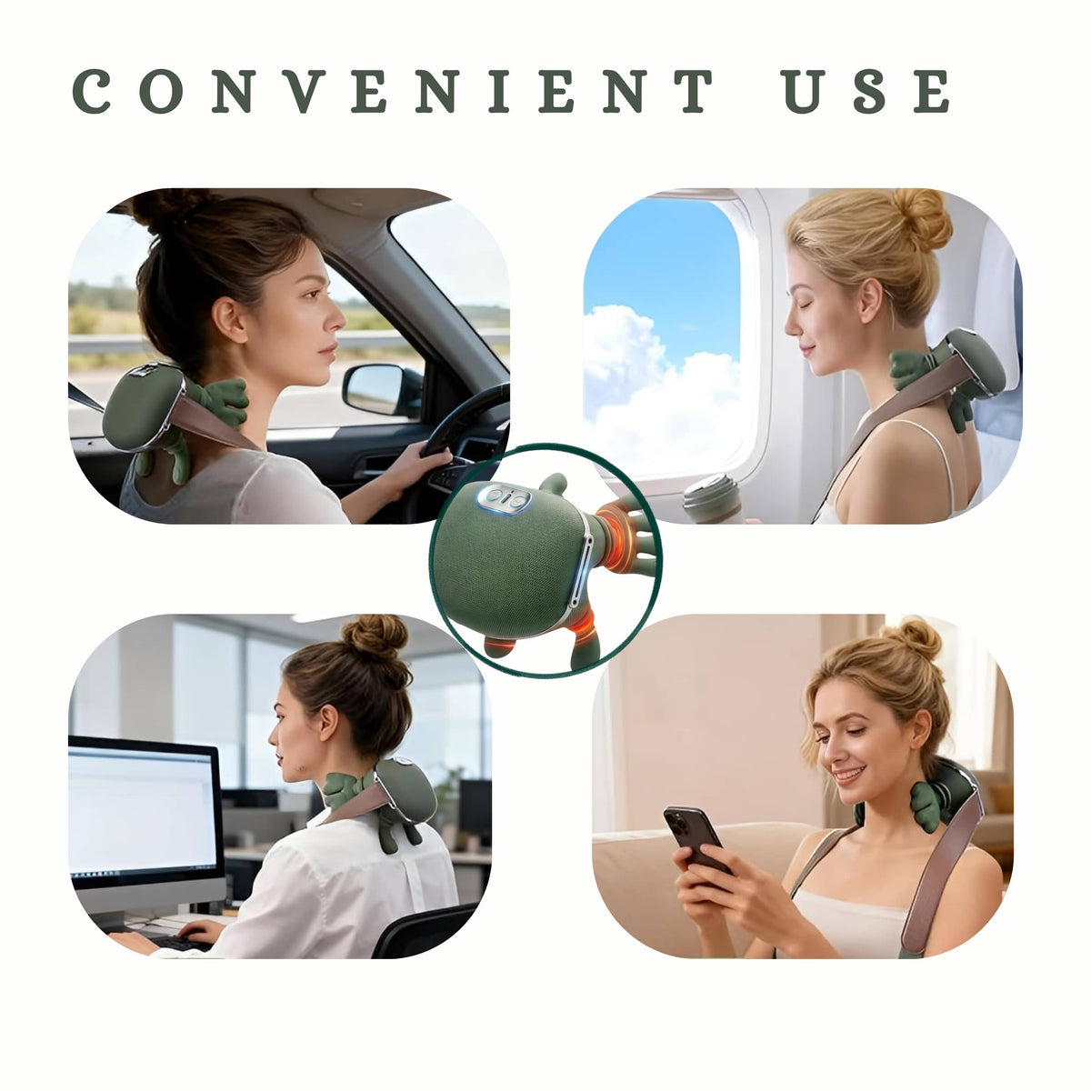Neck Massager Machine for Pain Relief - Shiatsu Electric Massage Machine for Body pain